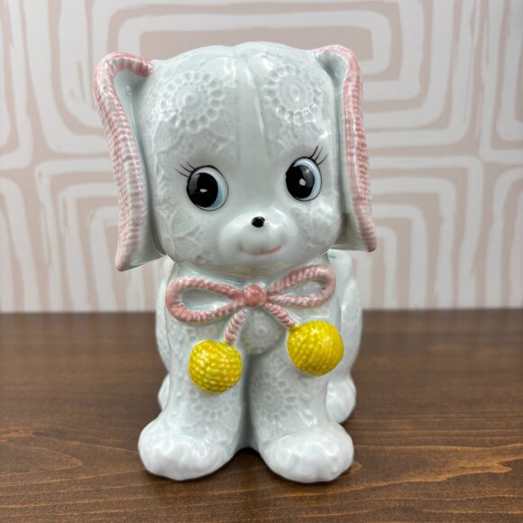 Vintage Relpo Dog Planter Ceramic Puppy Vase Kitsch Nursery Decor for Dog Lovers - Picture 4 of 16